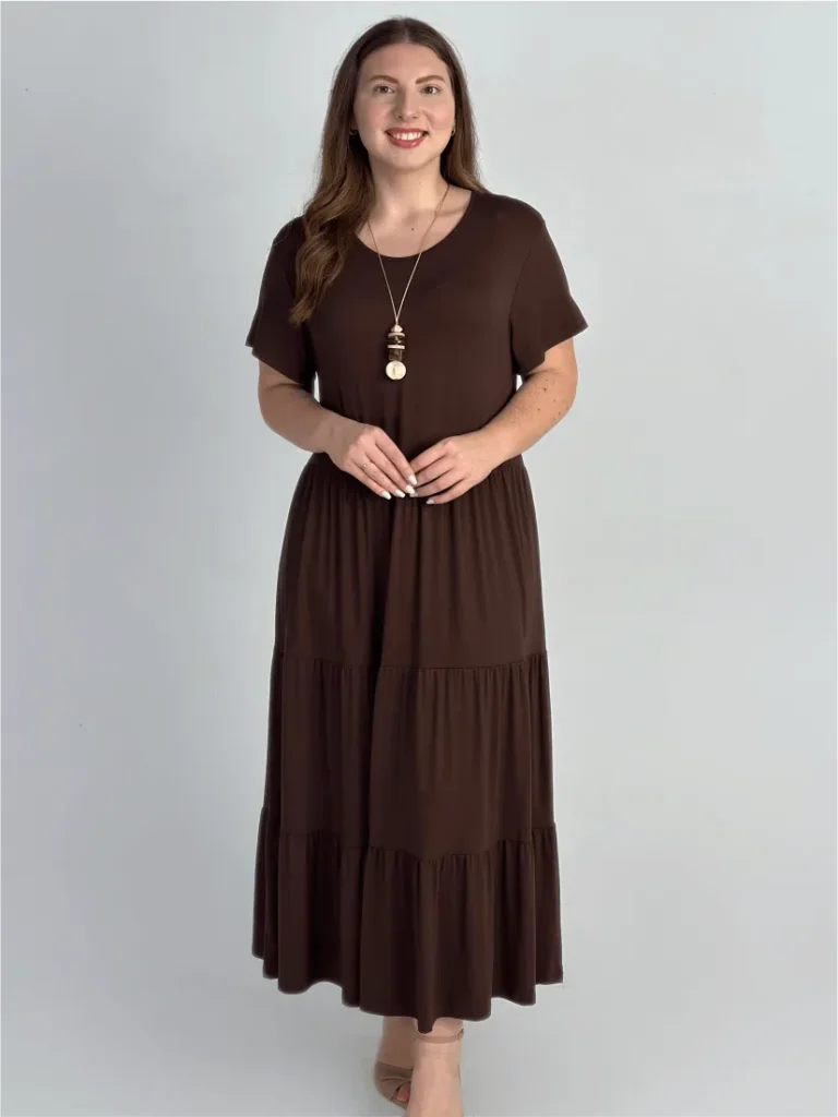 Mulher usando moda modesta